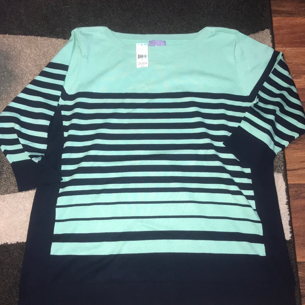 Laura Scott Women’s Stripes Sweater